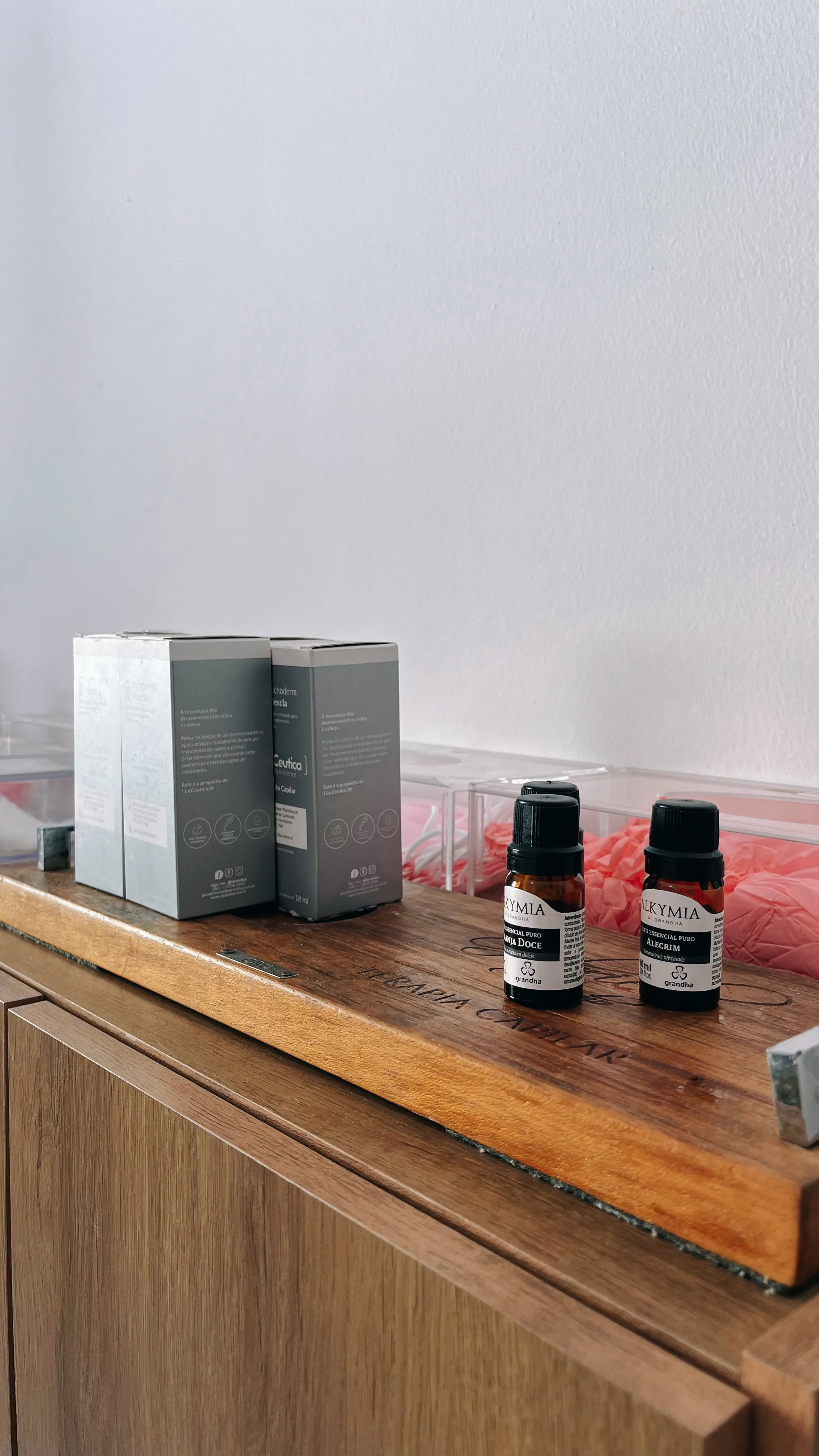 Detalhe do espaço de atendimento